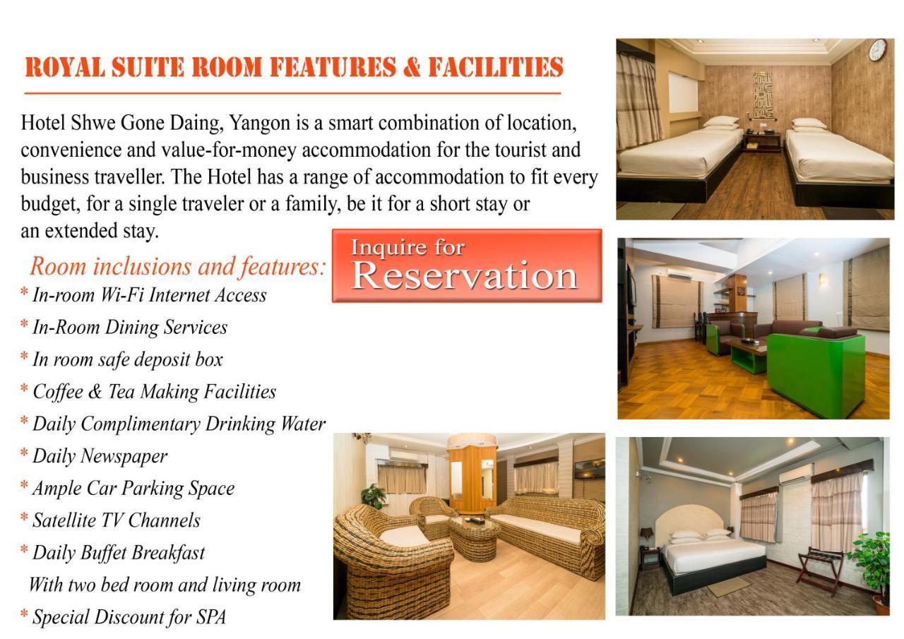 Hotel Shwe Gone Daing, Yangon Extérieur photo