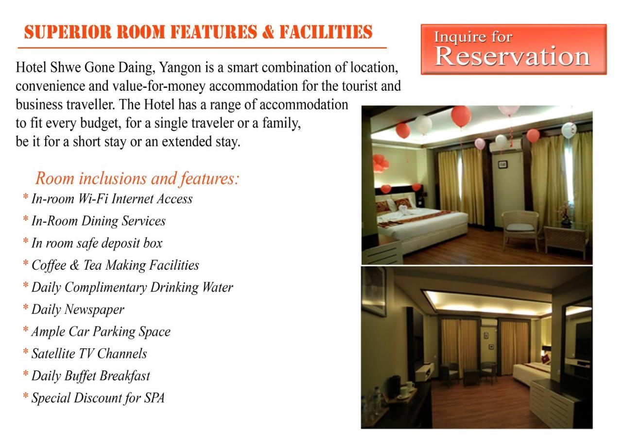 Hotel Shwe Gone Daing, Yangon Extérieur photo
