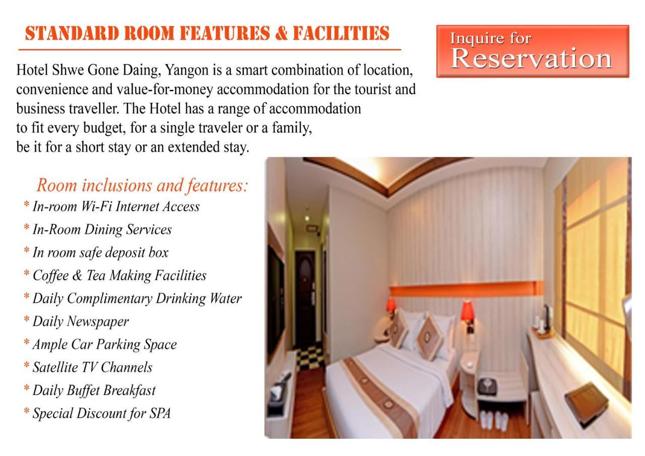 Hotel Shwe Gone Daing, Yangon Extérieur photo